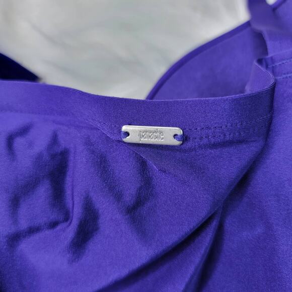 Panache Purple Tankini Top Sz 32G UK - Picture 10 of 11